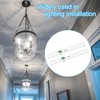 PATIKIL 4" Light Crossbar Kit, 6 Set Universal Light Fixture