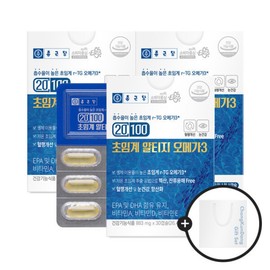 Chong Kun Dang 20100 RTG Omega-3 3 Boxes / Dry Eye Improvement 70% Purity Blood Circulation Dry Eye Improvement / 종근당 20100 알티지 오메가3 3박스건조한눈개선 순도70% 혈행 건조한 눈 개선