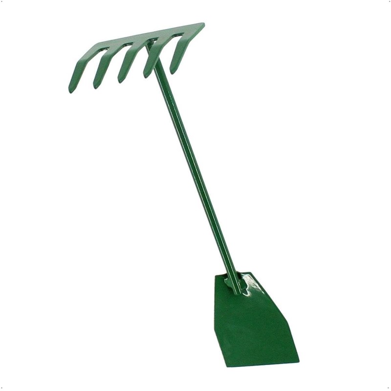 Rekord Powder Coated Steel Cemetery Tool with 5 Prongs and