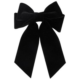 1 Piece Velvet Hair Clip With Bow Retro Hair Accessories Women Hair Accessories Elegant Bow Hair Accessories Clothing Accessories Simple Hair Accessories