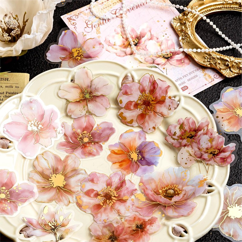 Arpaper Seal Collage Assortment (Flower Words)