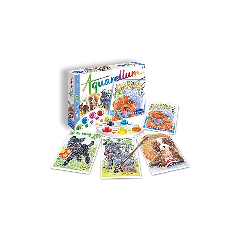 Sentosphère Aquarellum Junior Puppies Watercolor Painting Kit