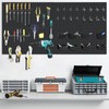 Daanxw 158PCS Metal Pegboard Kit with Hooks for Wall Garage