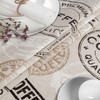 Fabric Tablecloth Washable Table Linen Tablecloth Cotton Polyester Coffee 100