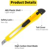 DIYSELF Knife 48 Pack Box Cutters Retractable Heavy Duty, Razor