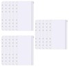 BRIIKPP A6 6 Hole Zipper Pocket, Personal Organizer Pocket, Waterproof,