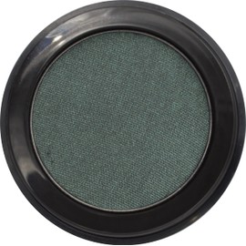 Pure Ziva Counterfeit Shimmering Deep Forest Green Blue Grey Pressed Powder Single Vegan Eyeshadow; Talc, Paraben & Cruelty Free