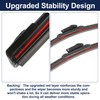 X AUTOHAUX 1 Pair 24"+14" Front Windshield Wiper Blade for