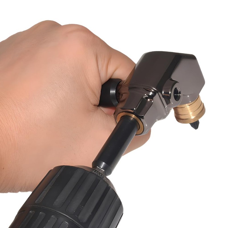 SeonFook 90 Degree Right Angle Drill Adapter with 1/4" Hex