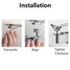 Tap Attachment Swivelling - 1080 Degree Rotatable Double Function Tap