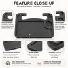 Steering Wheel Tray for Parked Car Use – Portable Dining
