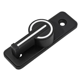 Tiardey Luminous Door Bolt 90 Degree Moving Door Punch-Free Double Sliding Door Lock with Screws for All Interior and Exterior Doors Suitable