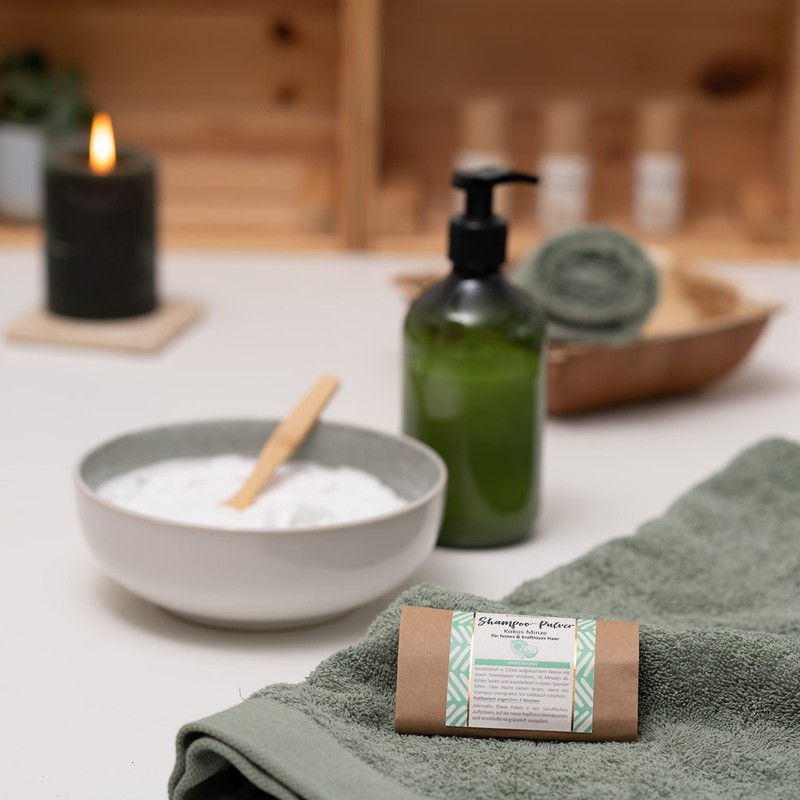 puremetics Zero Waste Shampoo Powder "Coconut Mint" (50 g =