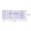 YARBAR Bra Extender, Bra, Extension Hook, 3 Tiers, Elastic Bra,