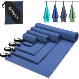 Hosuni Microfibre Towel (70x140cm Gym Towel+100x200cm Travel Towel), Compact Quick Dry Microfiber Towel, Swimming Towel Suitable for Fitness, Beach, Gym, Camping (L+XXL)