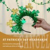 Gangel St Patricks Day Headbands Green Bow Hairband Bows Hair