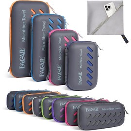 BAGAIL Microfibre Travel Towel, Perfect Camping Towel, Swimming Towel and Beach Towel, Quick Dry - Super Absorbent - Ultra Compact, Great for Sports, Gym, Yoga and Backpacking