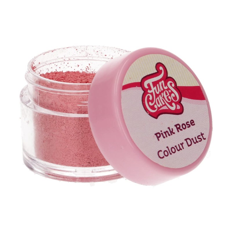 FunCakes Color Dust Pink Rose: Farbpulver für Lebensmittel, für die