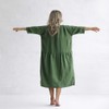 Seaside Tones Oversized Dress - Olive