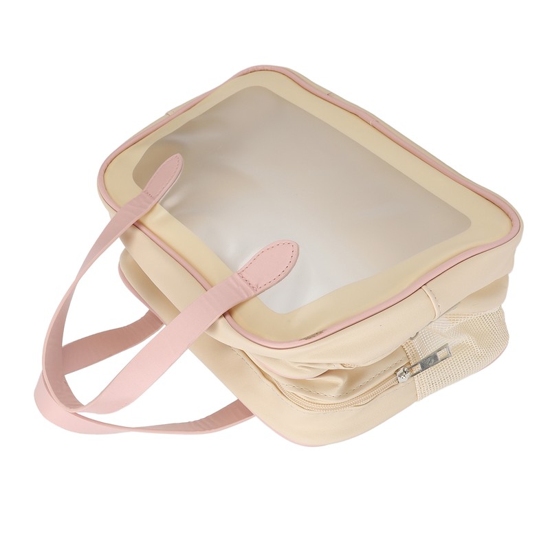 Dry Wet Toiletry Bag Breathable Mesh Dry Wet Separating Makeup