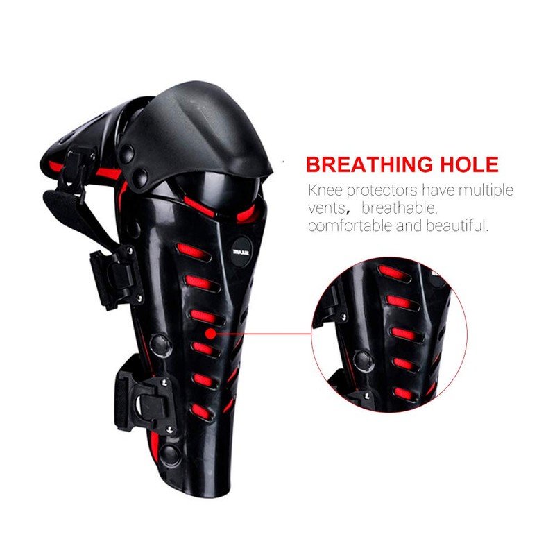 Outigu Knee Pads, Motorcycle Knee Protective Knee Shin Guards, Adjustable