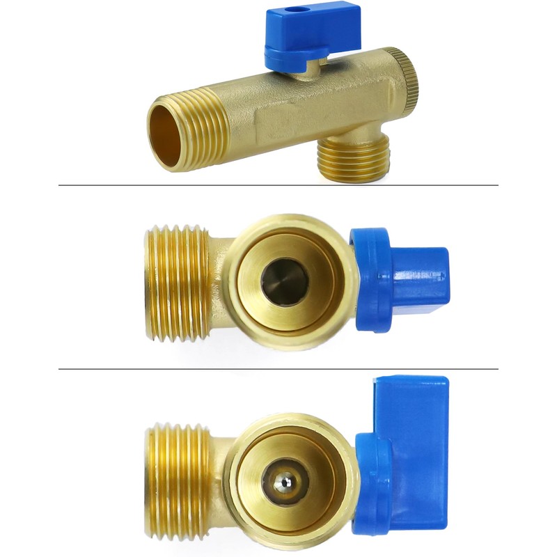 QWORK Automatic Timed Condensate Drain Valve with Steel Hose 1/4