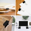 SANNIX 110 PCS Binder Clips Assorted Sizes, X Large, Large,
