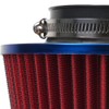 Cold Air Intake Filter, High Performance, Washable Filter, Clamp-On Replacement