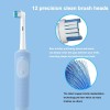 ARTCESAR Toothbrush Heads 12PCS Soft Replacements for Oral-B Braun Precision