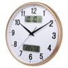 Wall Clock, Radio Clock, Silent, Second Hand, Date and Day