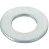 TRUSCO B726-0006 Flat Washers, Trivalent White, Size M6, 151 Pieces