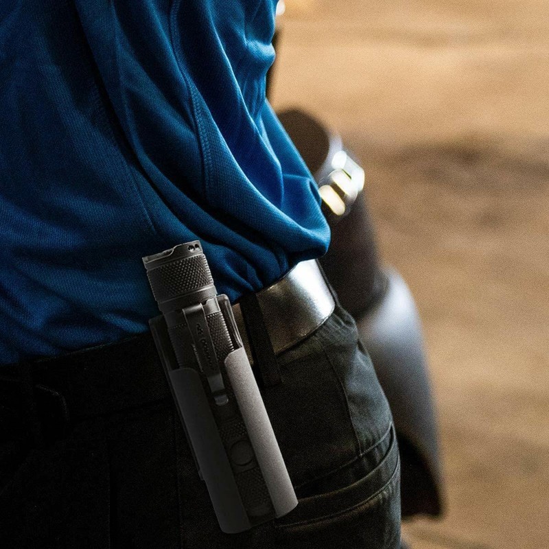 Polyamide Clip-On Kydex Flashlight Holster for Fenix PD35, Olight Baton