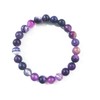 LORJE Agate BEADS Bracelets Gemstone Crystal Beads Unisex Bracelets jade
