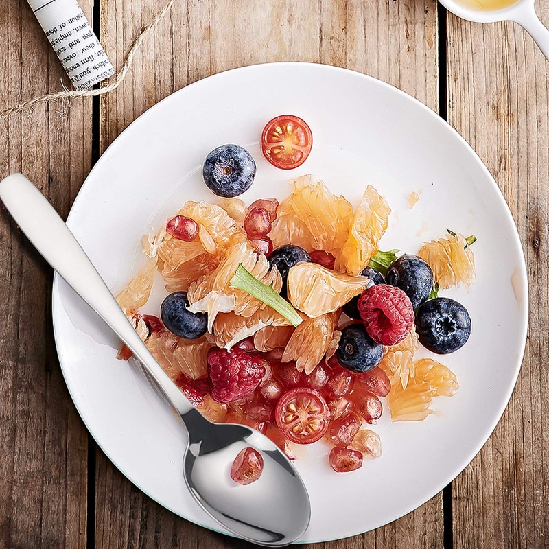 Ortodayes Stainless Steel Tablespoon, Bouillon Spoon, Dinner Spoon Set of