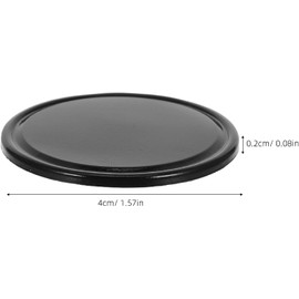 VALICLUD 20 Unidades Tapete Antideslizante para Tablero de Automóvil de Silicona Negra Textura Densa y Borde Elevado para Interior de Coche Resistente al Calor