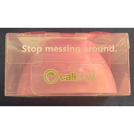 CaliBowl Made in USA Calibowl Pink 8 oz Bowl Non-Spill BPA Free Set of 4