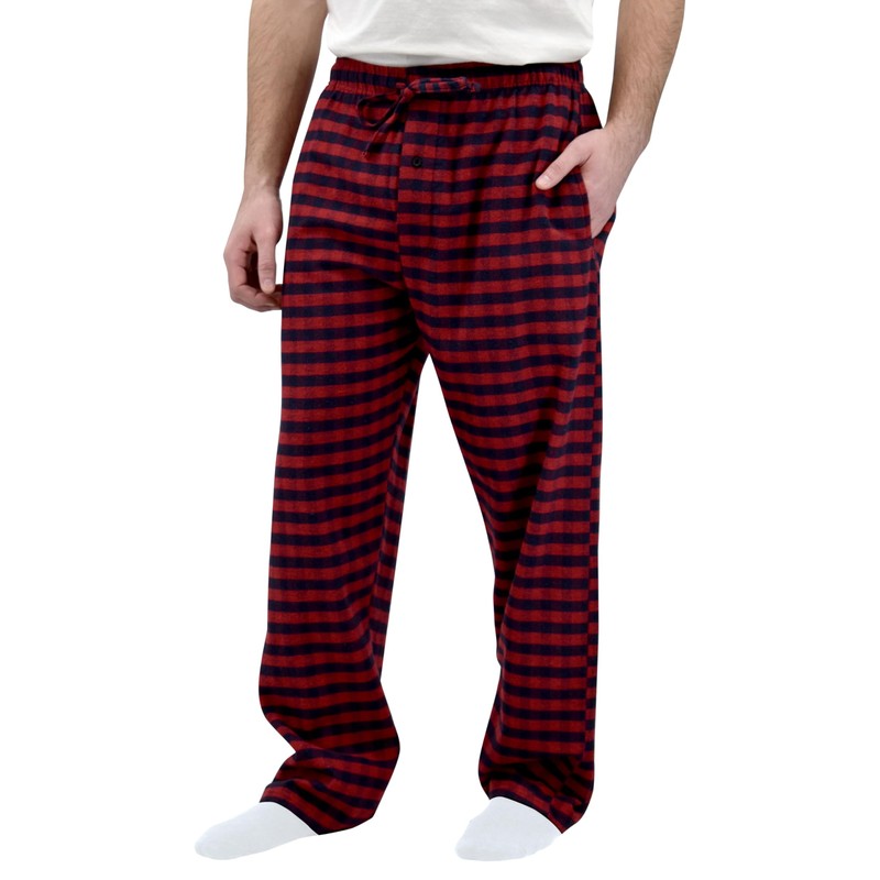 Andrew Scott Men's 4 Pack Cotton Flannel Pajama Sleep Pant