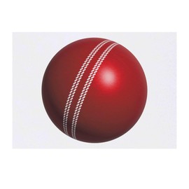 Azeeda 'Cricket Ball' Temporäres Tattoo - Hautfreundlicher & Ungiftiger Abziehbild · Wasserfest (TO00079713)