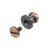 sourcing map 10 Set 8mm Solid Brass Round Head Stud