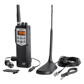 Uniden Pro Series 40-Channel Handheld CB Radio with Magnet-Mount Antenna, Black,...