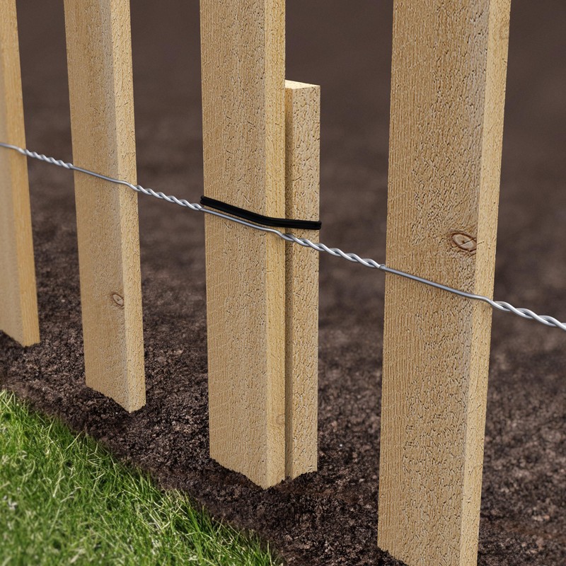 Greenes Fence Cedar Wood Garden Picket Fence 16" H x