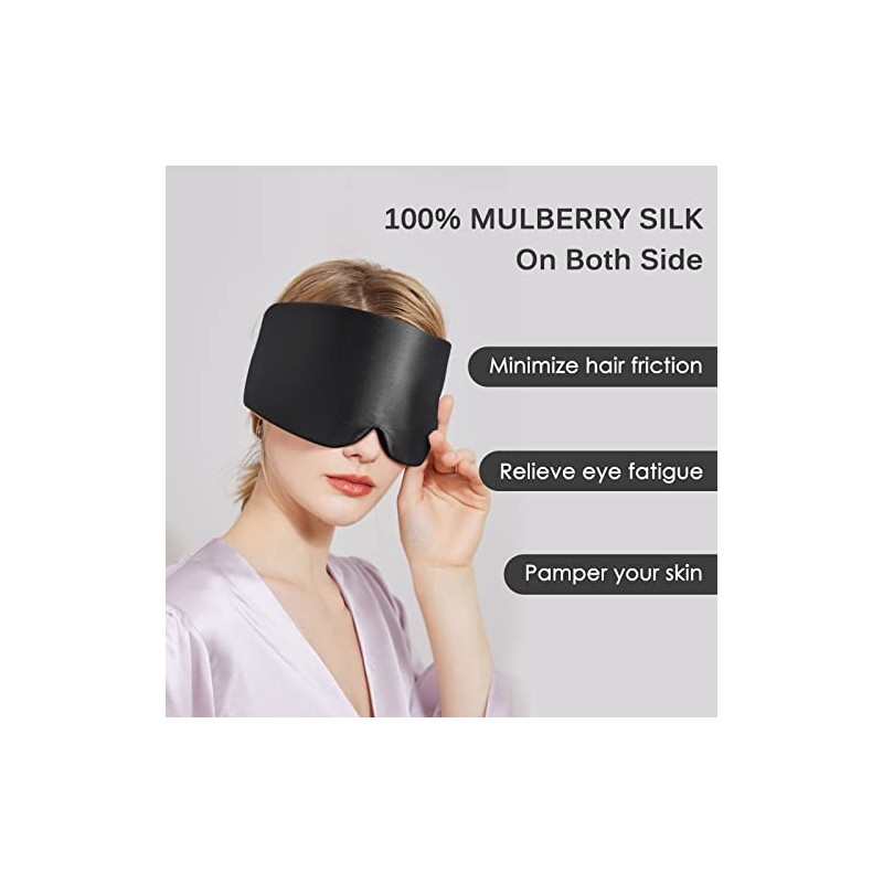 OLESILK OLESILK Sleep Mask, 100% Natural Mulberry Silk Eye Mask