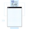 Mr. Pen- Graph Paper Pad 11"x8.5", 4x4 Quad-Ruled Graph Paper,