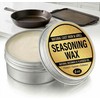 Cast Iron Seasoning Wax Conditioner for Skillet and Pan, Griddle