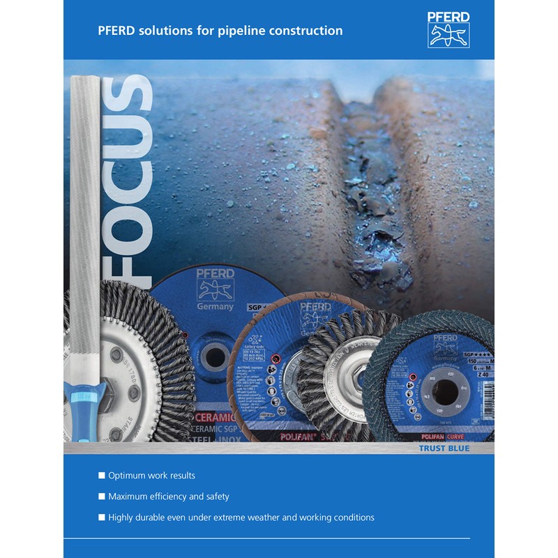 4-1/2" x 7/8" POLIFAN® Flap Disc - Flat PSF-Extra, Zirconia,