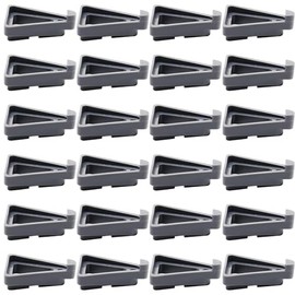 HAKUNA 24pcs Flower/Plant Pot Feet, Invisible Flower Pot Risers,Potted Plant Stand Rack Pot Lifters Supports Small to Large Flower Planter for Indoor Outdoor Gardening Plant Pots (grey)