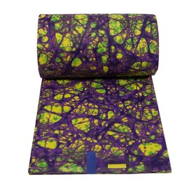 African Fabric 100% Cotton Kente Cloth 6 Yards African Ankara Print Wax Fabric