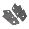 1 Pair A Pillar LED Light Brackets Black Powder Coating