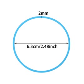 Penta Angel Silicone Jelly Hair Tie Bracelet Penta Angel 60Pcs Adult Size Retro Solid Neon 80s Style Costume Wrist Band Elastics for Men Women Party Favors (60)