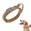MORAFSSIM Tactical Dog Collar and Leash Set with Handle and